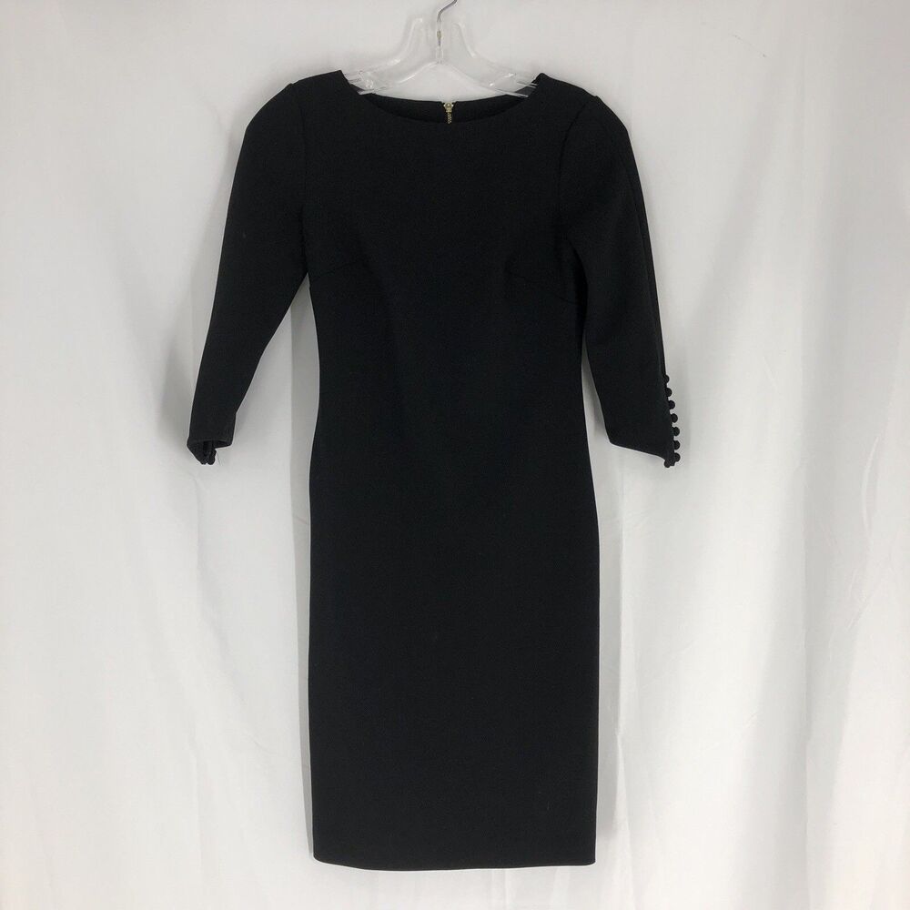 Calvin Klein Black Size 2P Mini Pencil Dress